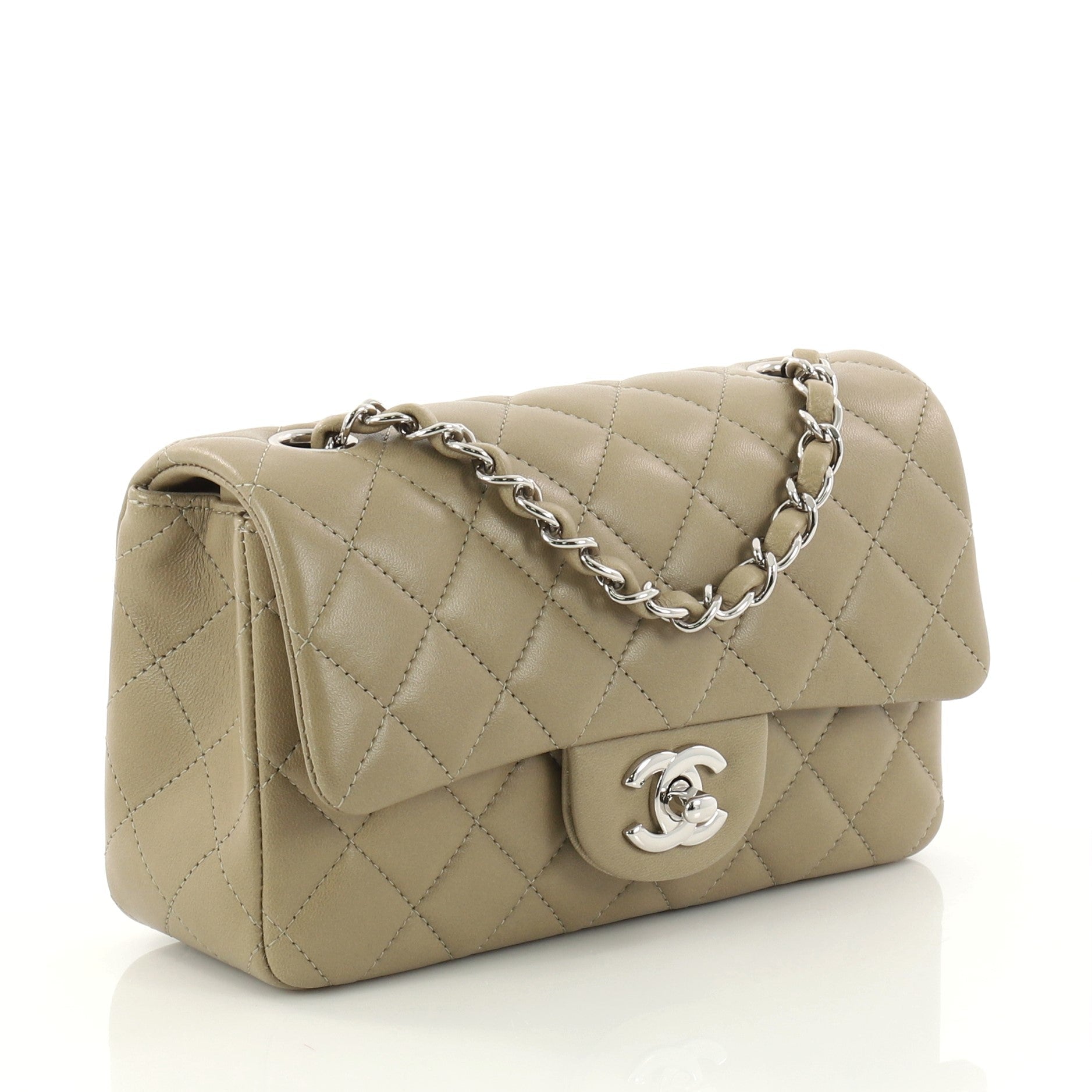 Classic Single Flap Bag Quilted Lambskin Mini