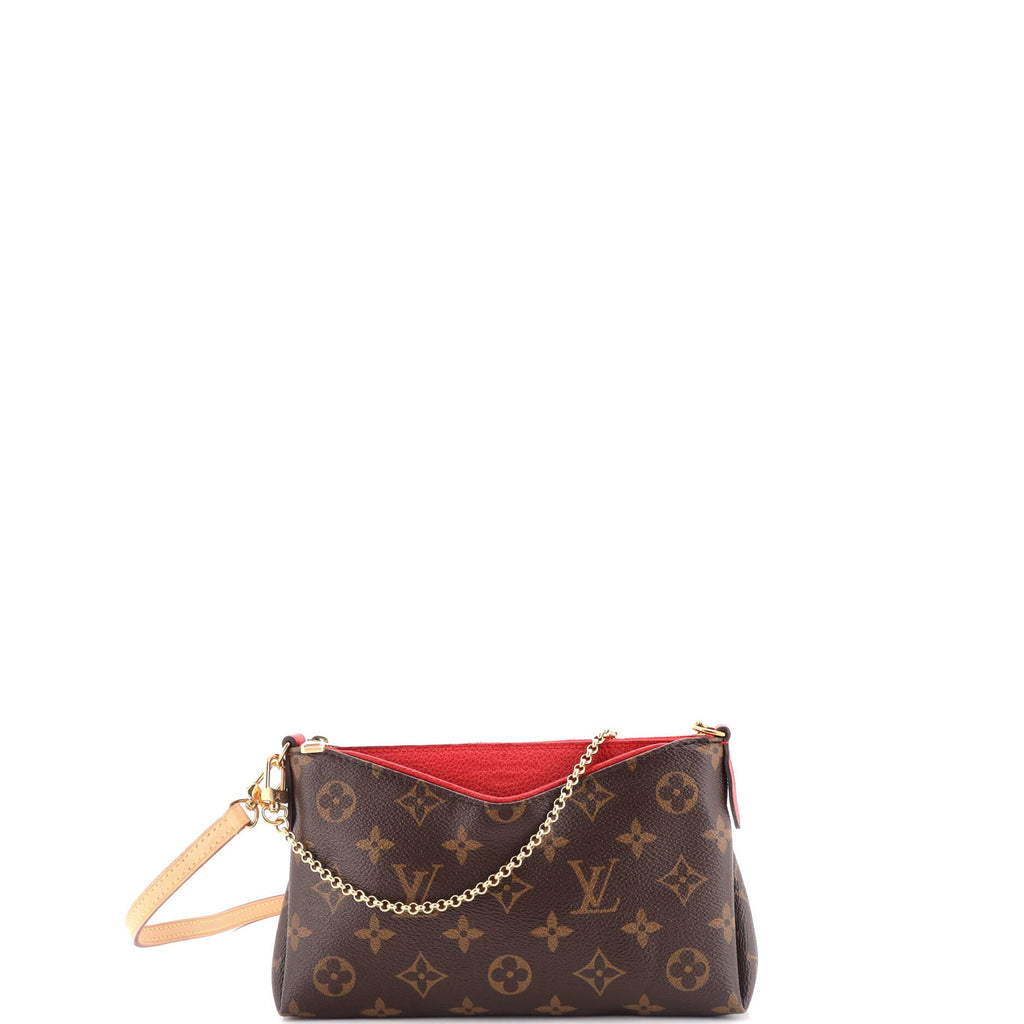 Pallas Clutch Monogram Canvas with Leather