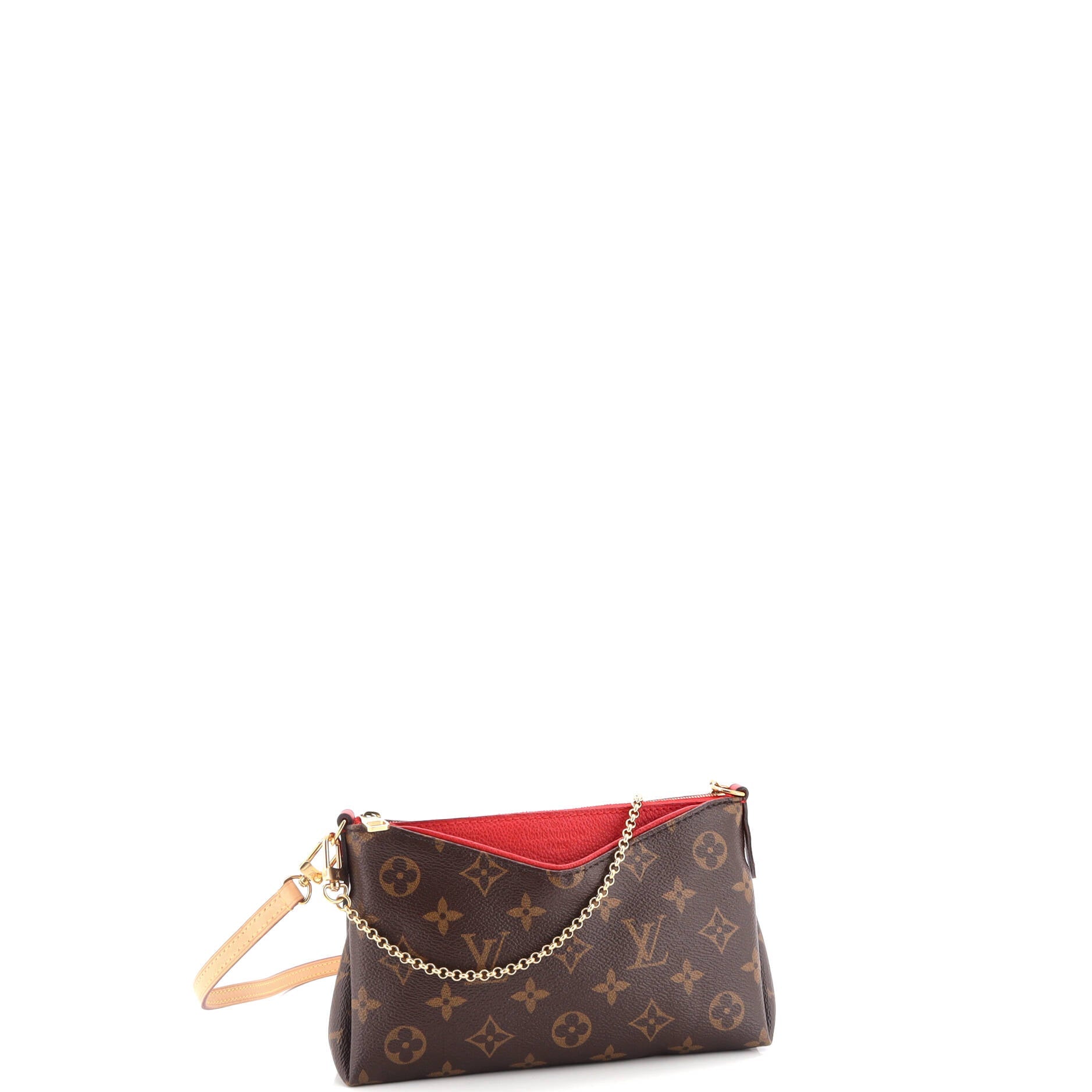 Pallas Clutch Monogram Canvas with Leather