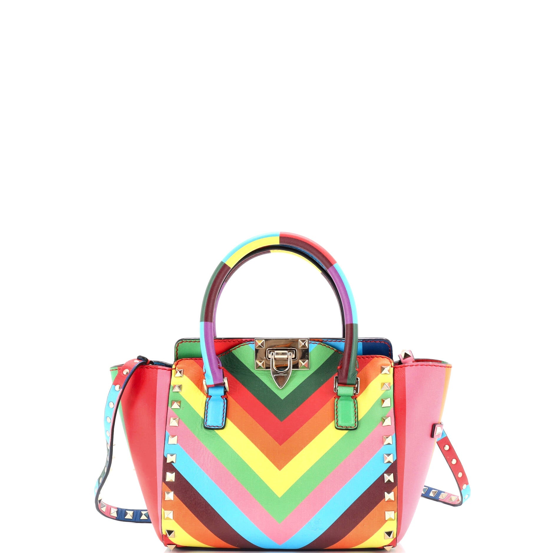 1973 Rockstud Tote Rigid Leather Mini