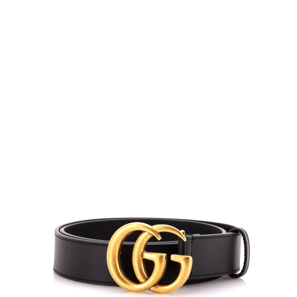 GG Marmont Belt Leather Thin 75