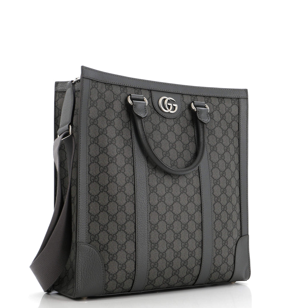 Ophidia Convertible Open Tote GG Coated Canvas Tall