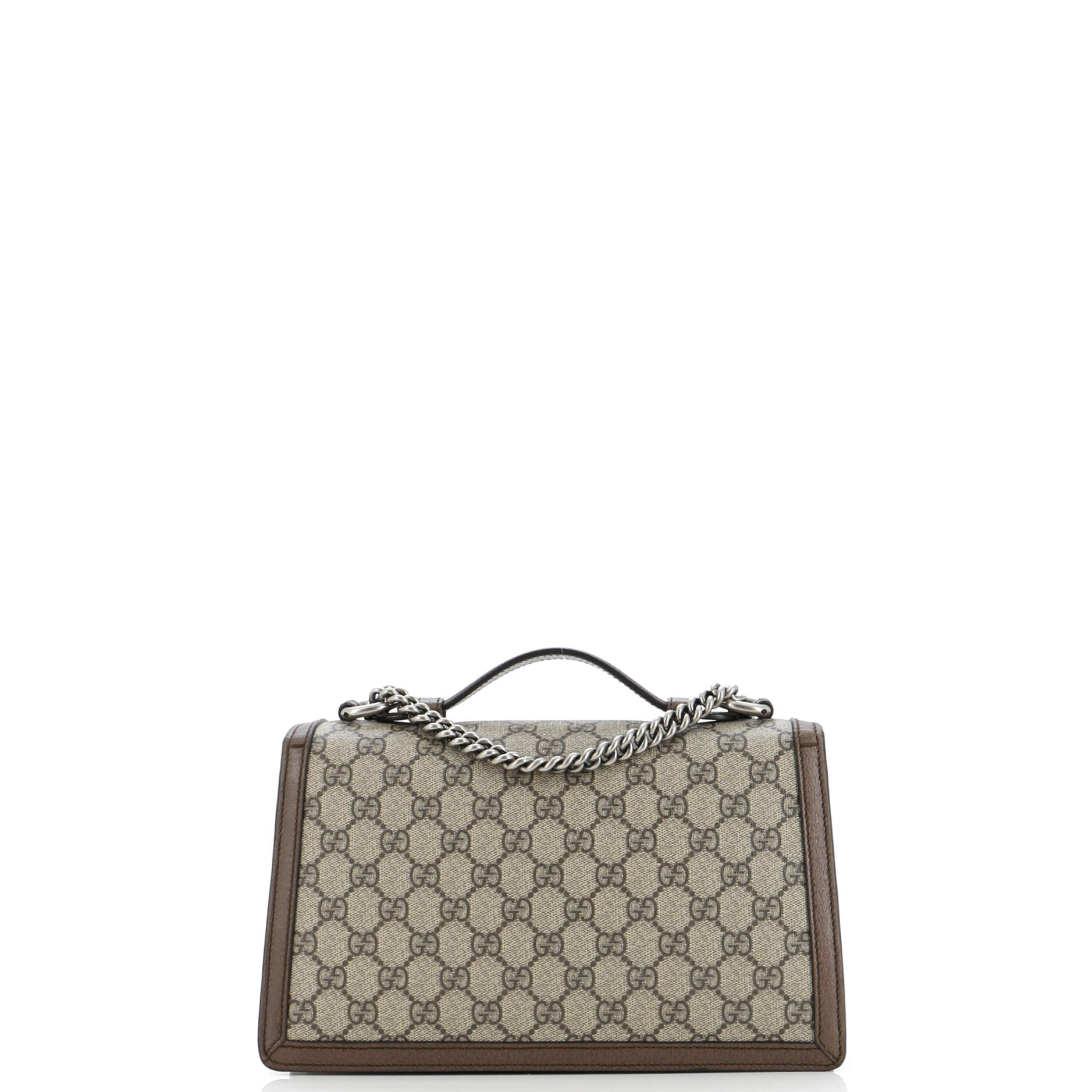 Dionysus Top Handle Chain Bag GG Coated Canvas Small