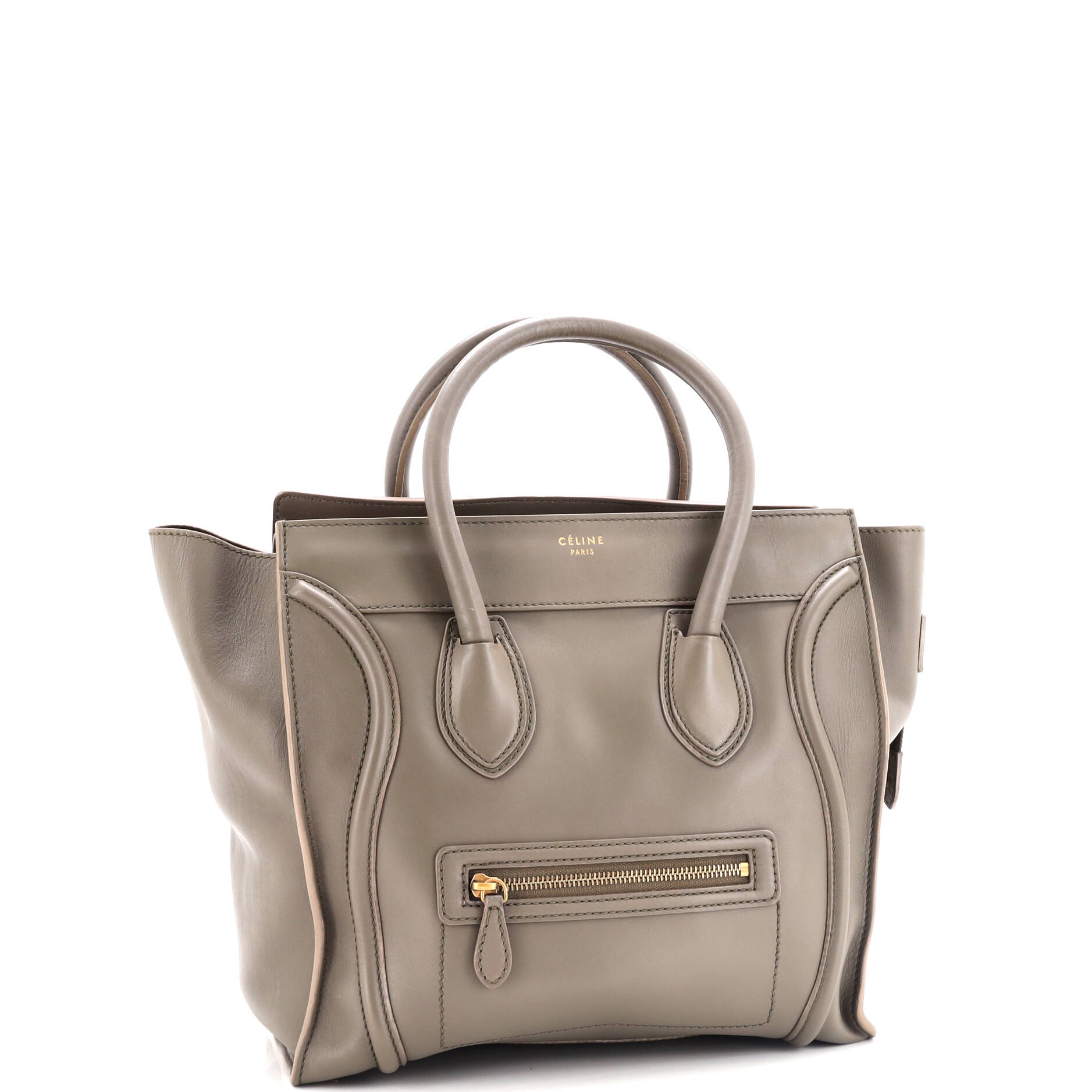 Luggage Bag Smooth Leather Mini