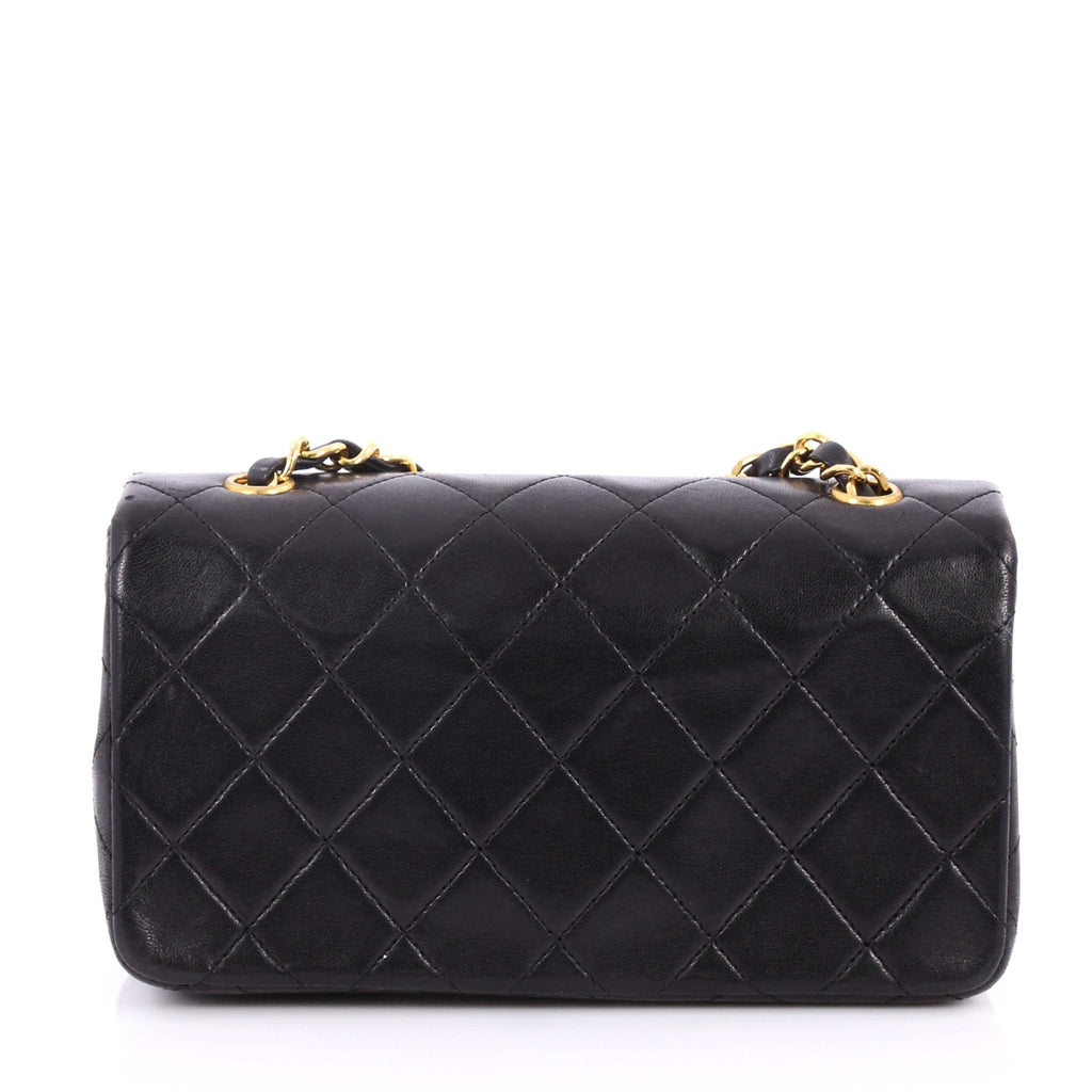 Vintage Full Flap Bag Quilted Lambskin Mini
