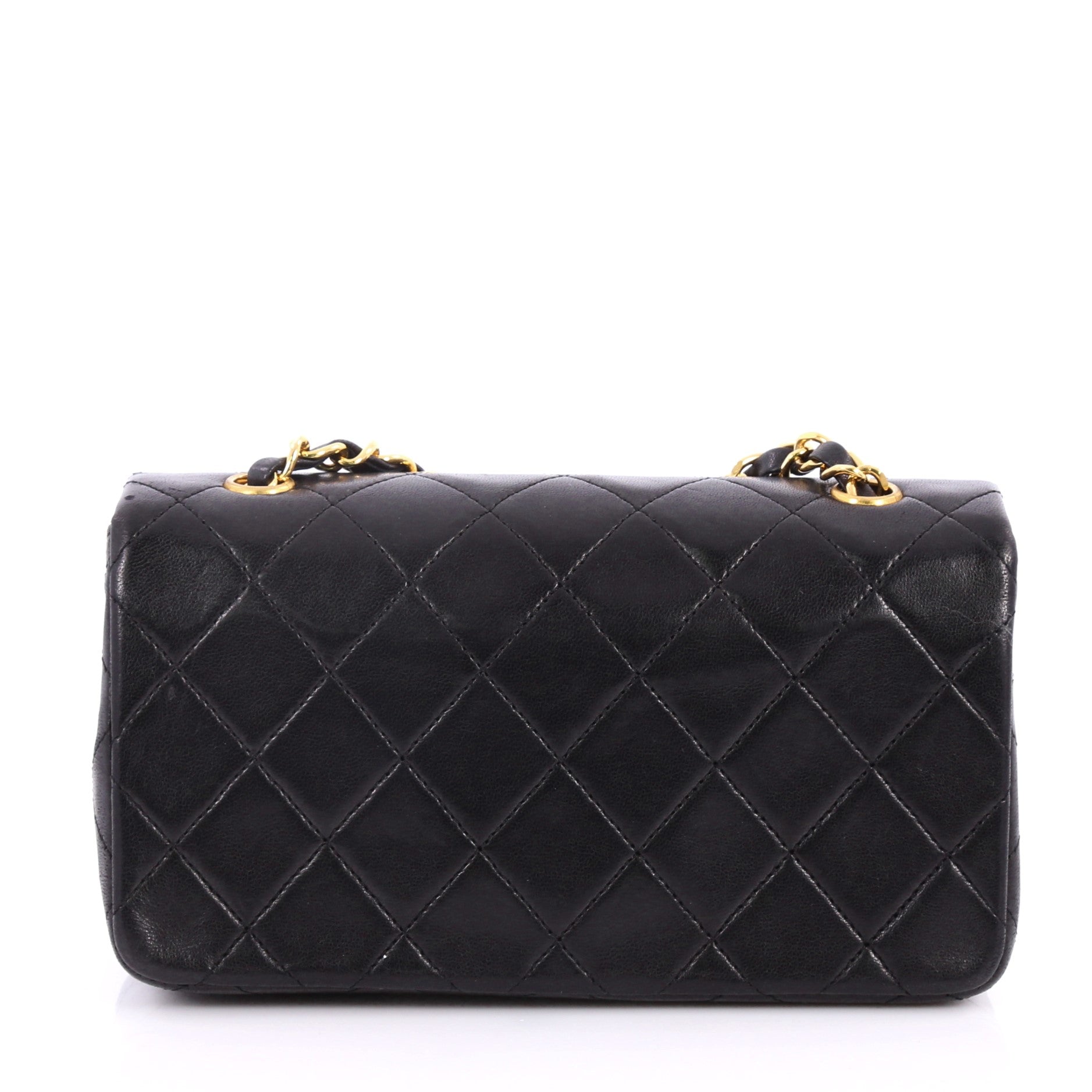 Vintage Full Flap Bag Quilted Lambskin Mini