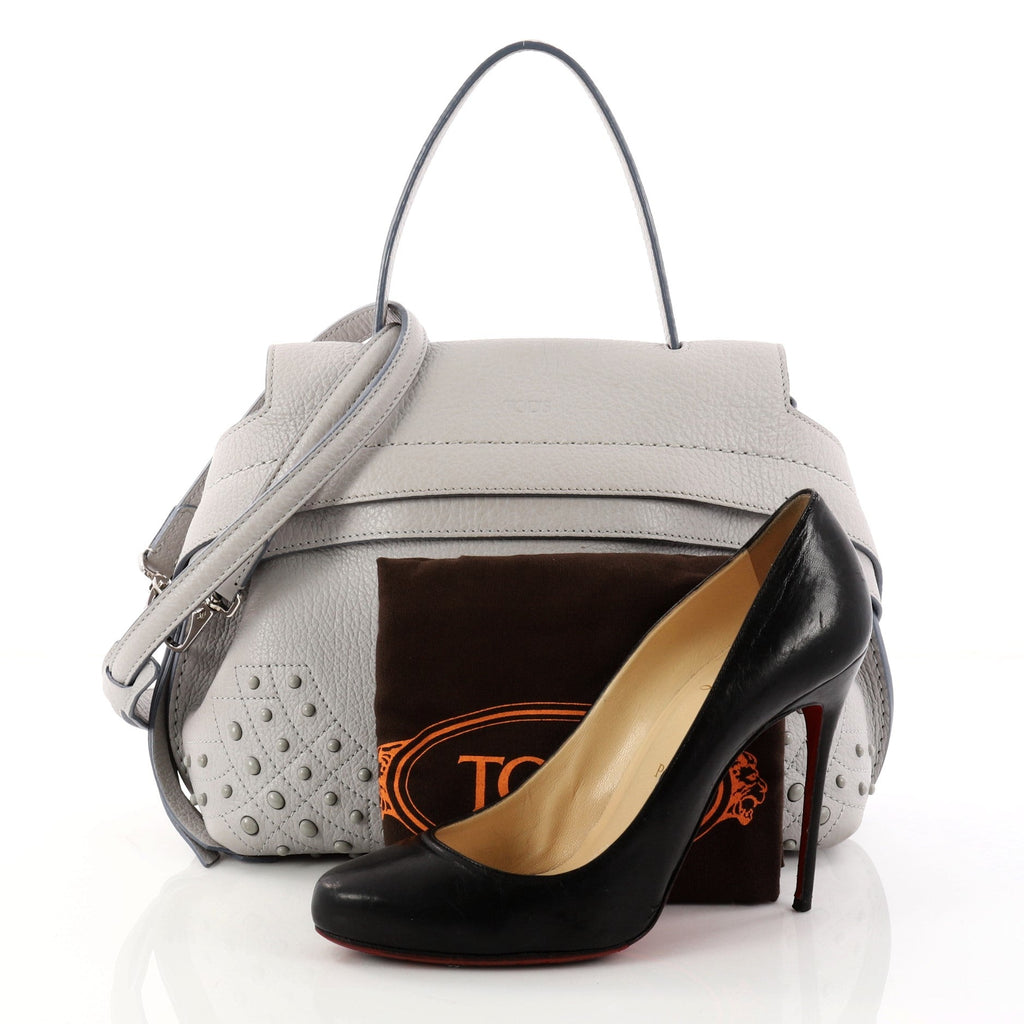 Convertible Wave Bag Leather Mini