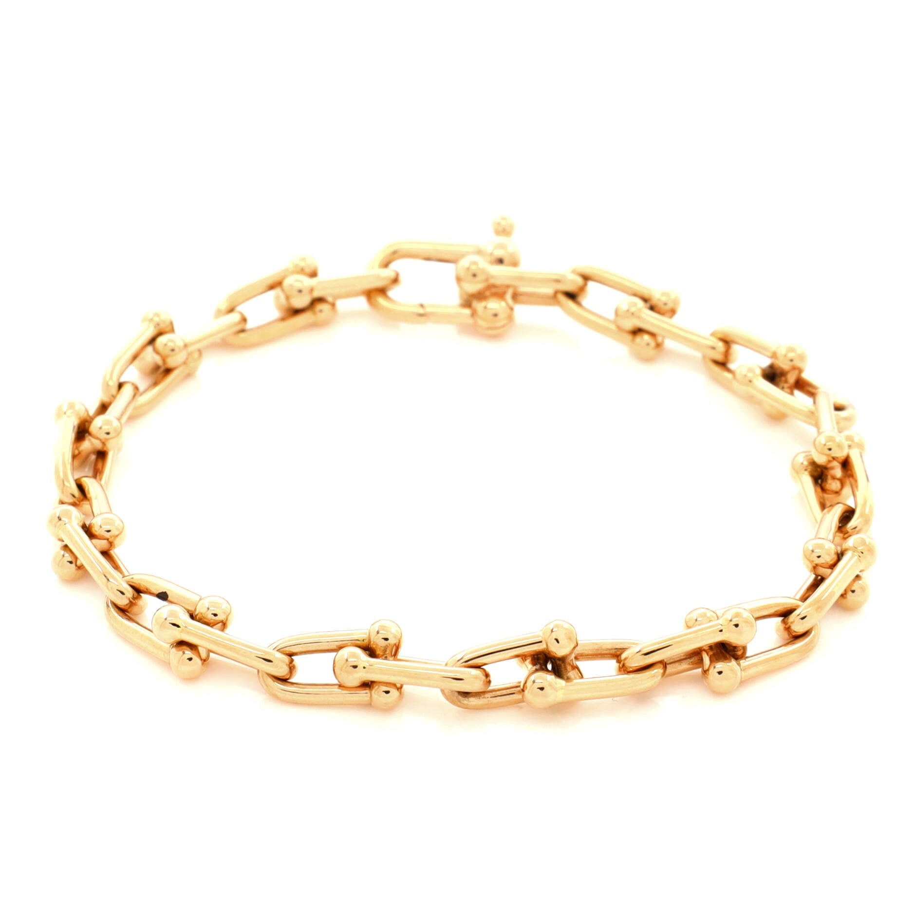HardWear Link Bracelet 18K Rose Gold Small