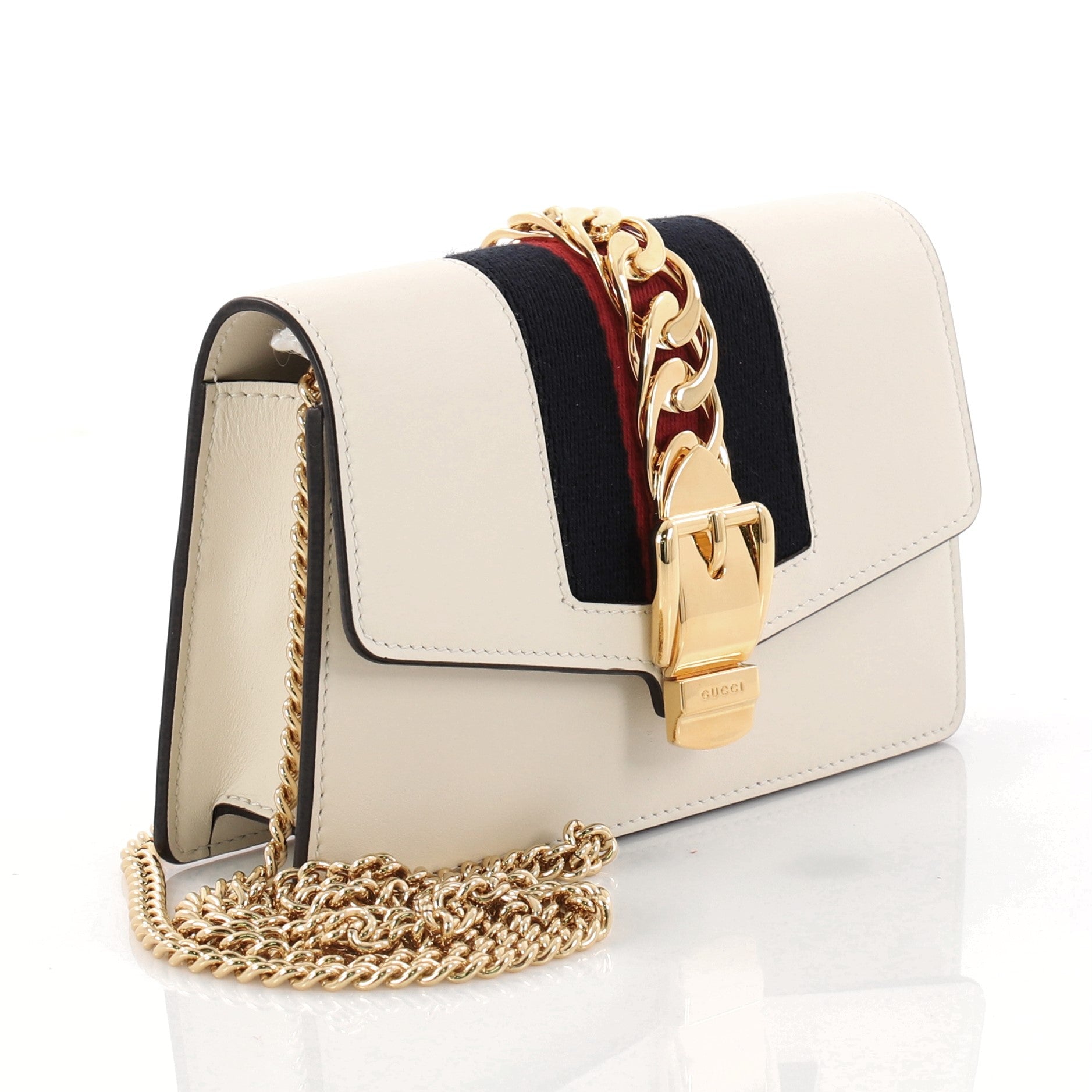 Sylvie Chain Crossbody Bag Leather Mini