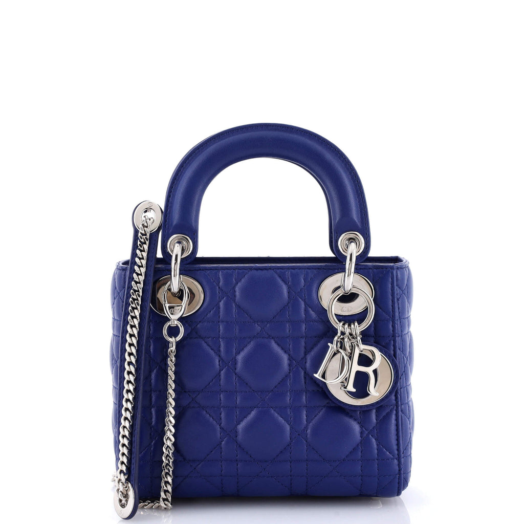 Lady Dior Chain Bag Cannage Quilt Lambskin Mini