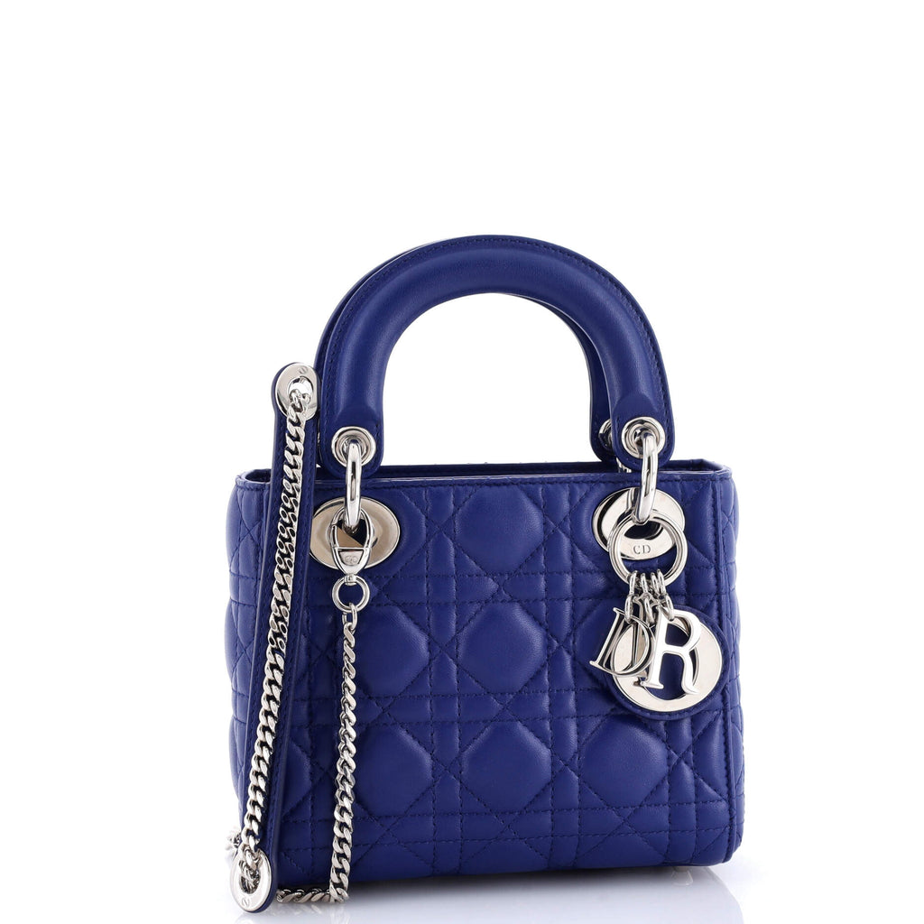 Lady Dior Chain Bag Cannage Quilt Lambskin Mini