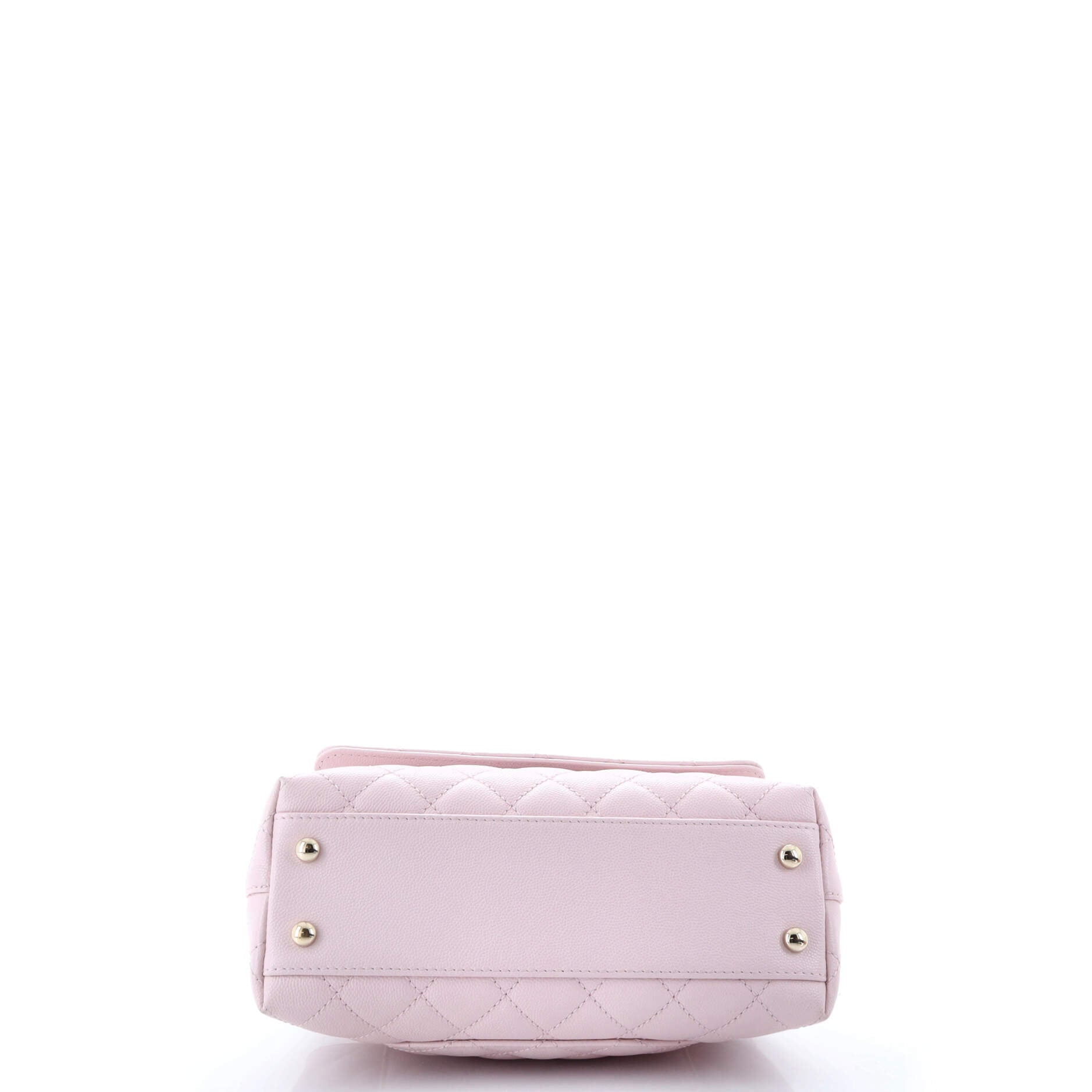 Coco Top Handle Bag Quilted Caviar Mini
