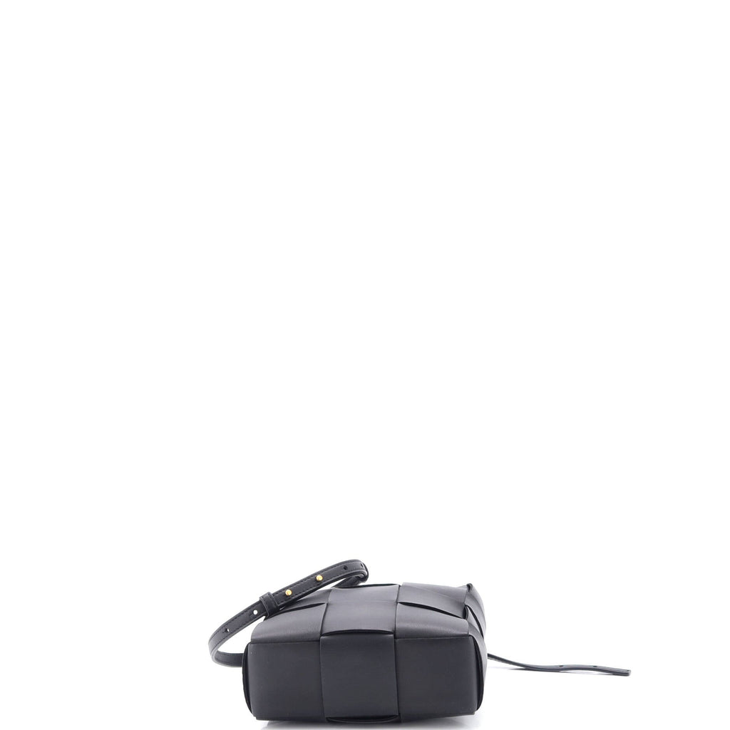 Cassette Convertible Tote Maxi Intrecciato Leather Mini