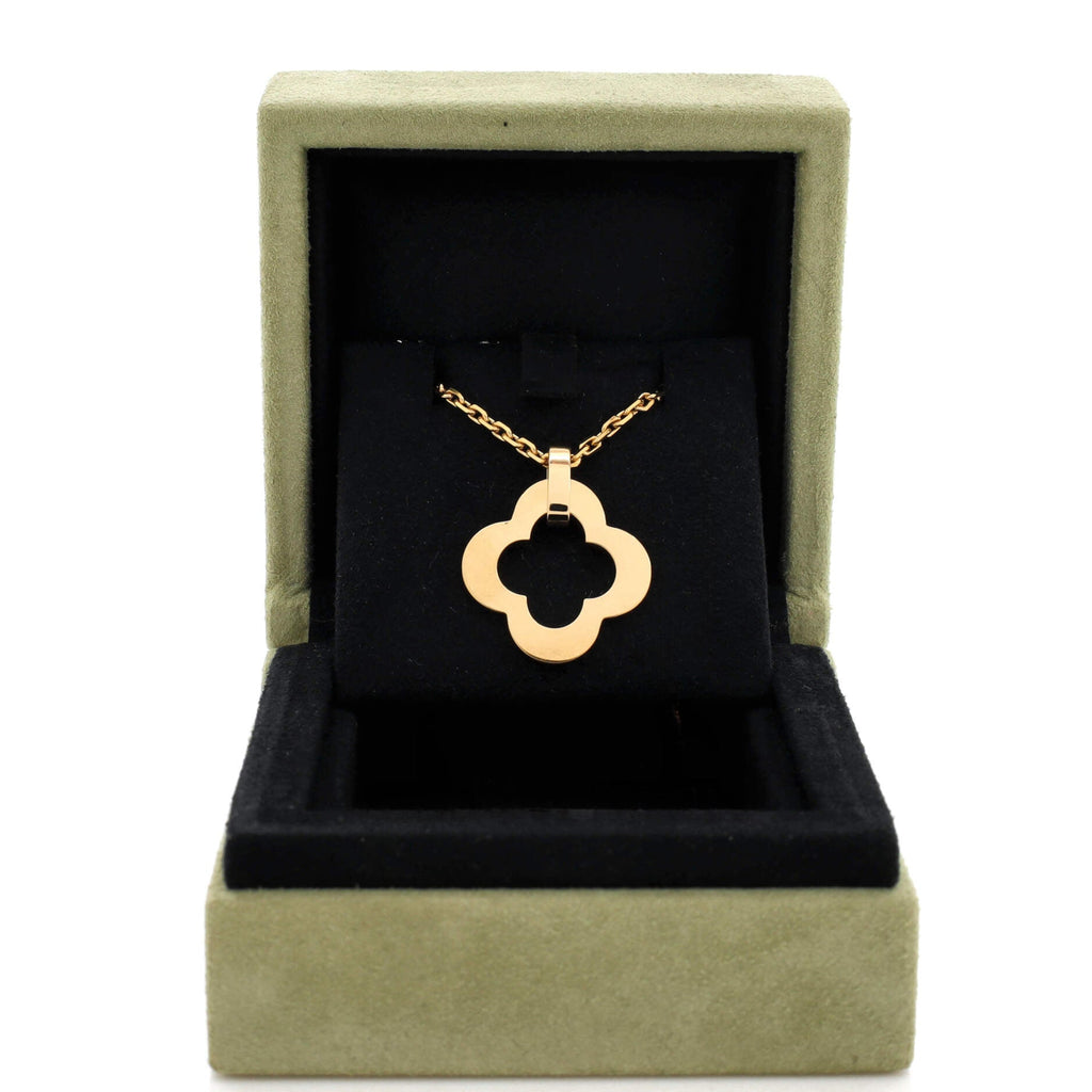 Byzantine Alhambra Pendant Necklace 18K Yellow Gold
