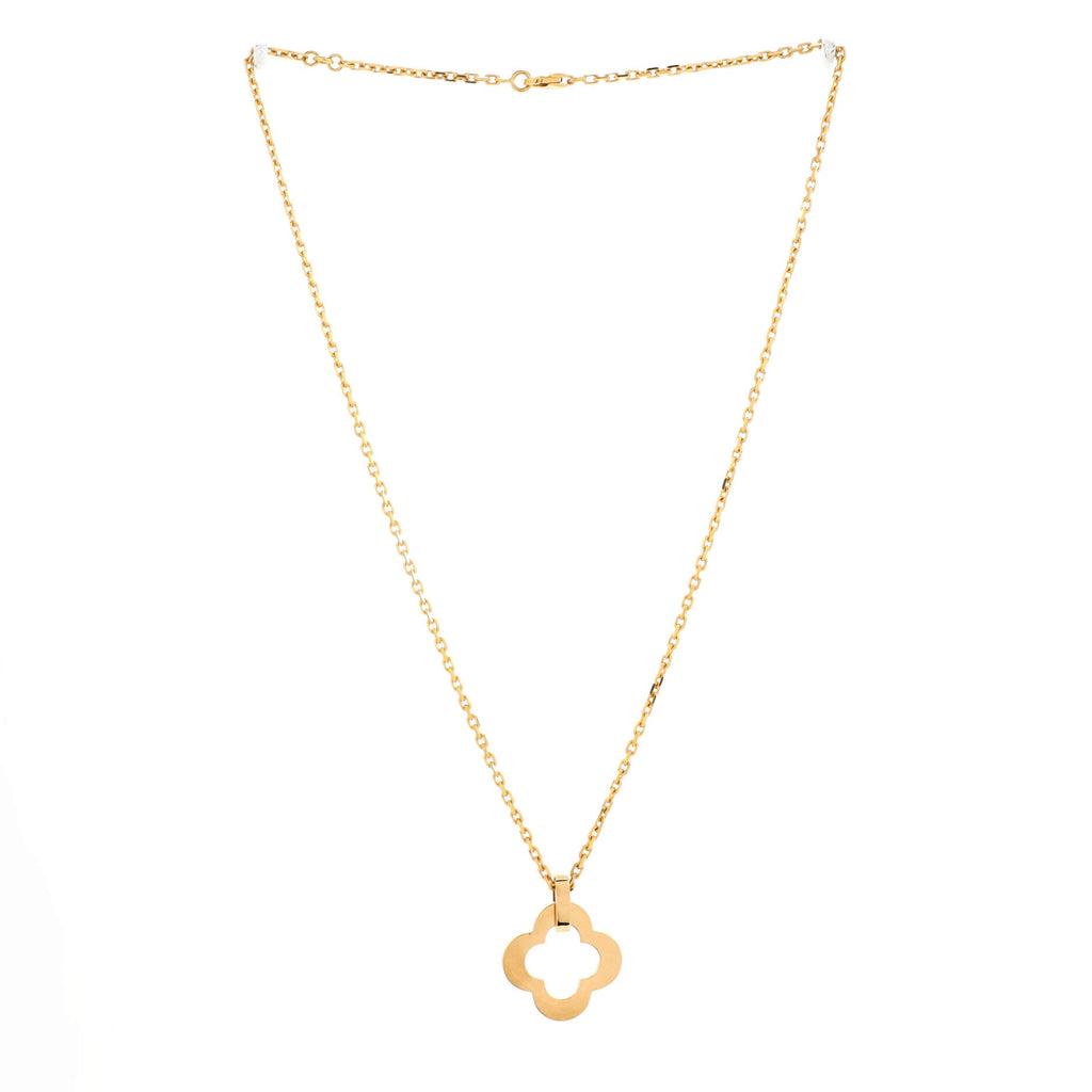 Byzantine Alhambra Pendant Necklace 18K Yellow Gold