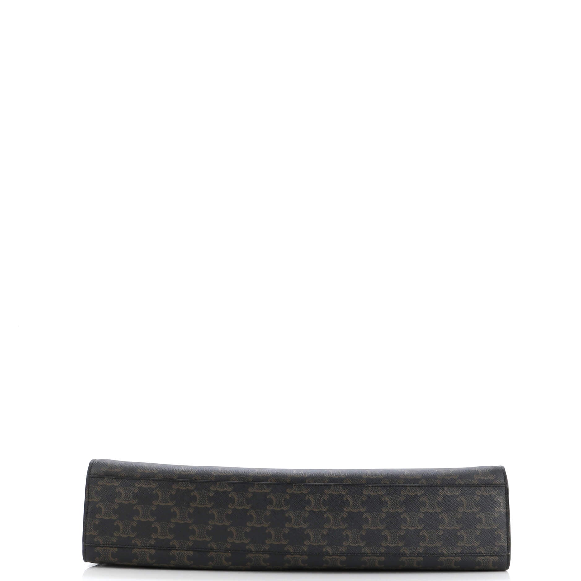 Horizontal Logo Cabas Tote Triomphe Coated Canvas