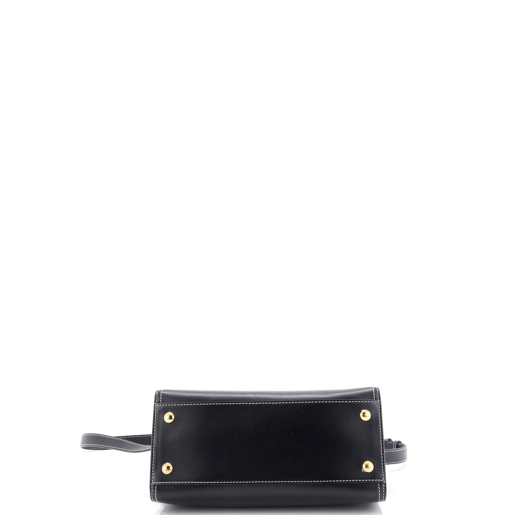 Title Top Handle Bag Leather Mini