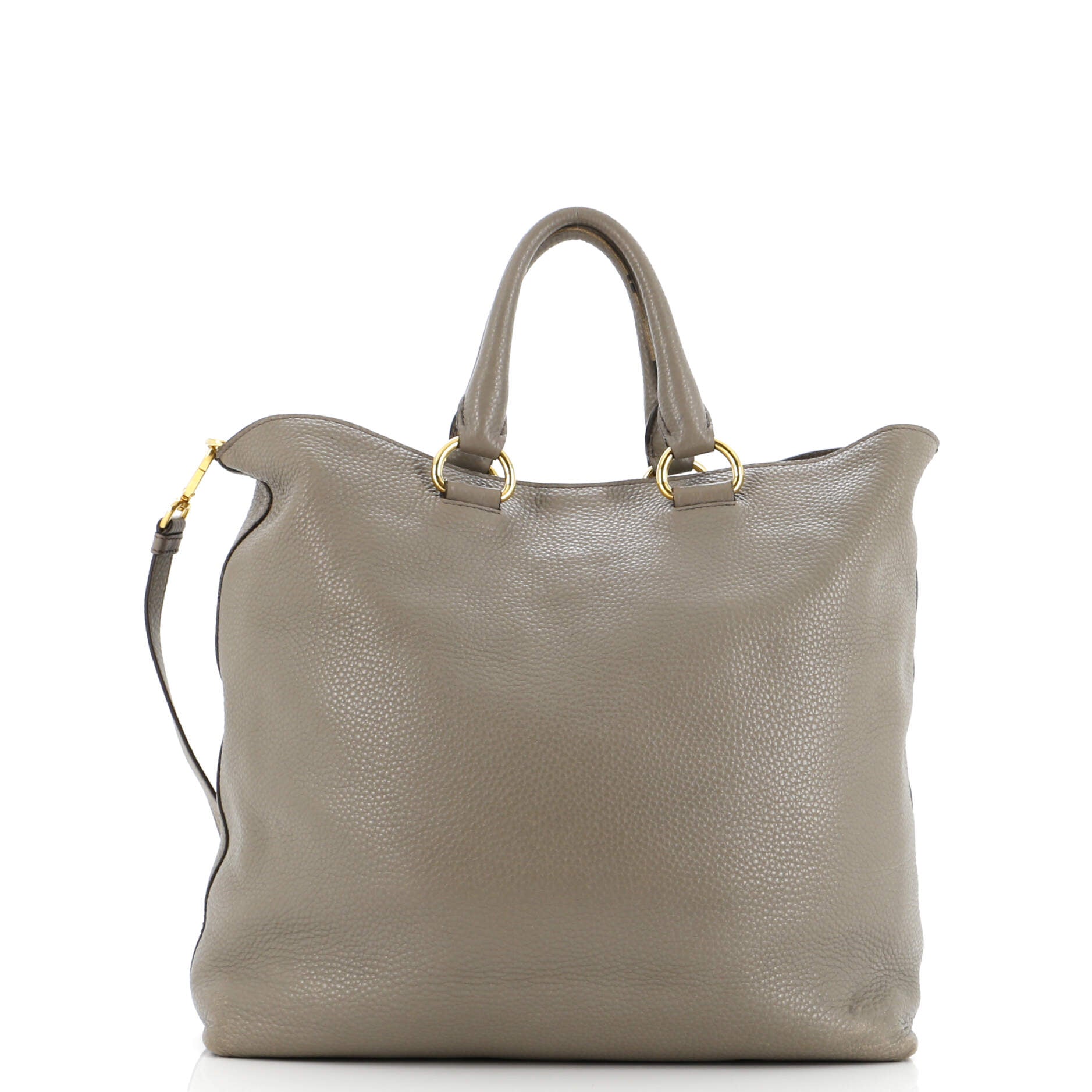 Convertible Shopper Tote Vitello Daino Large