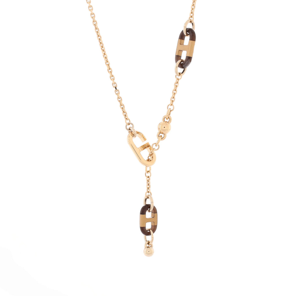 Sur Mer Necklace Lacquered Metal with Buffalo Horn Small