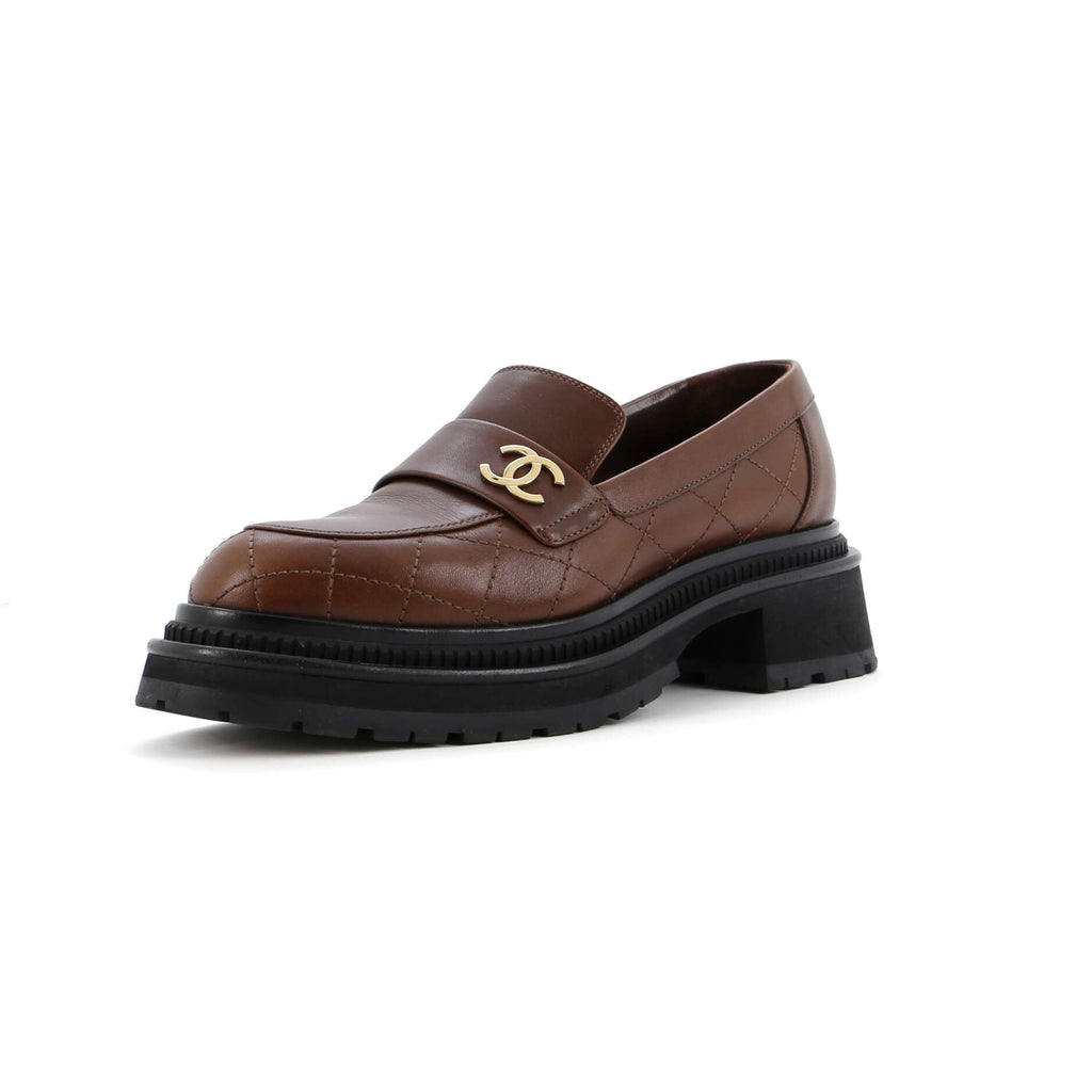 Women's CC Loafers Quilted Leather