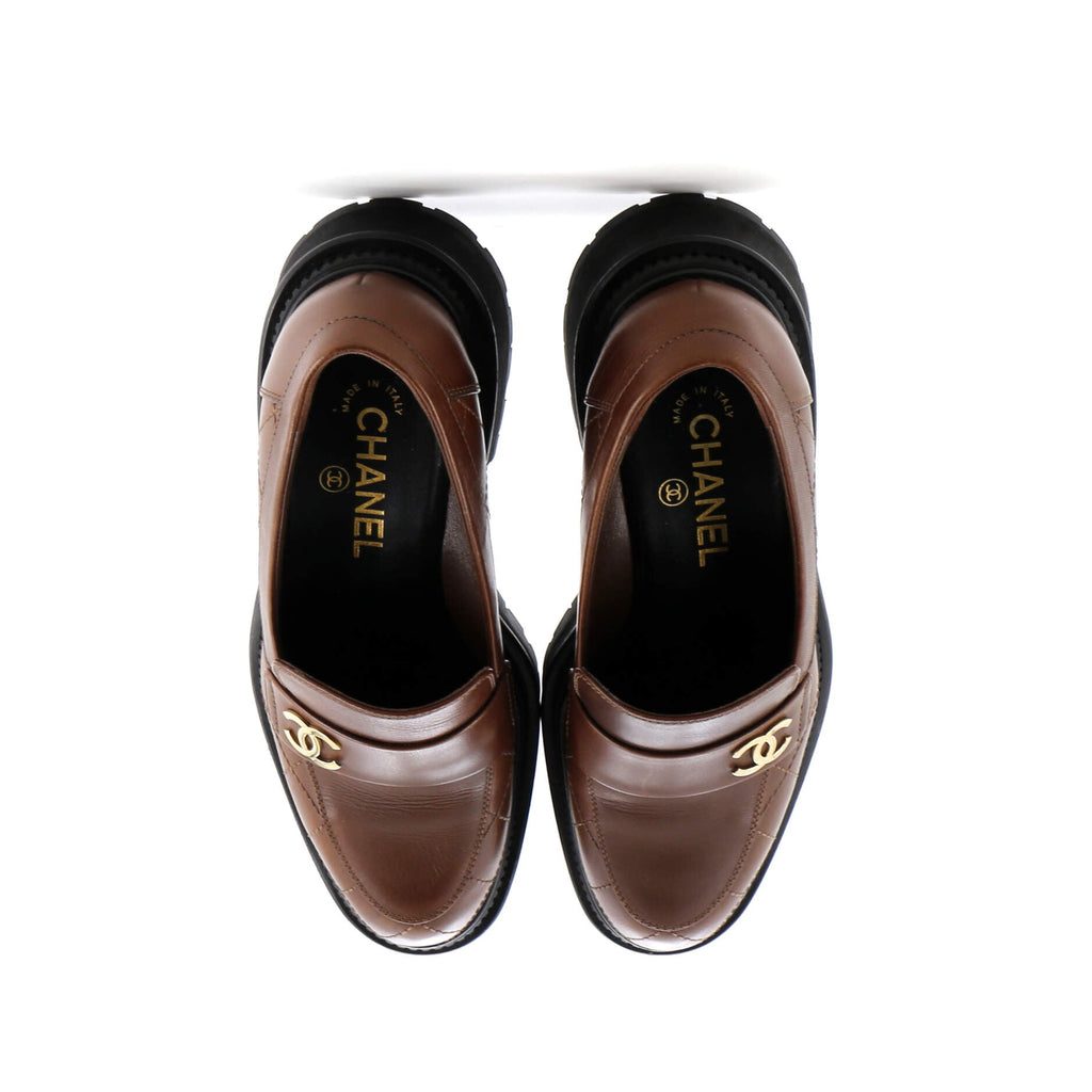 Women's CC Loafers Quilted Leather