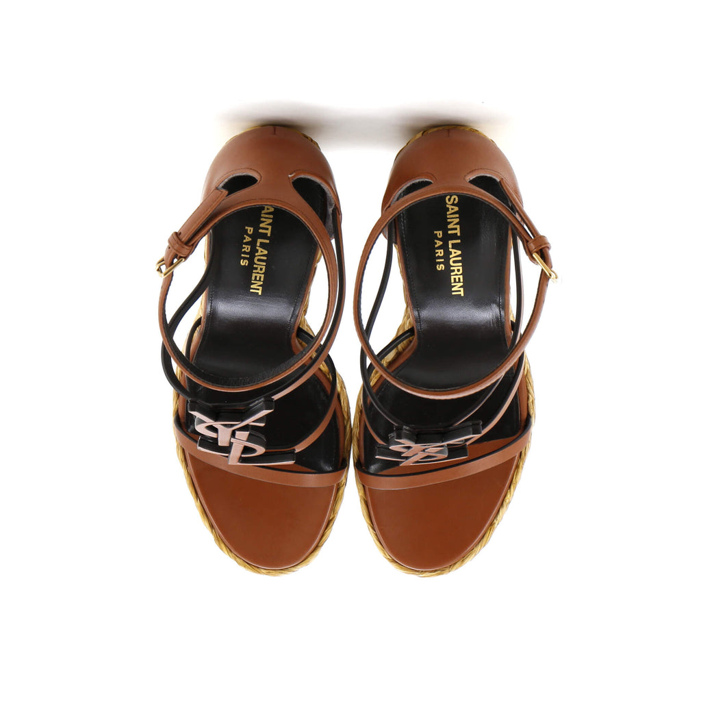 Women's Cassandra Wedge Espadrilles Leather