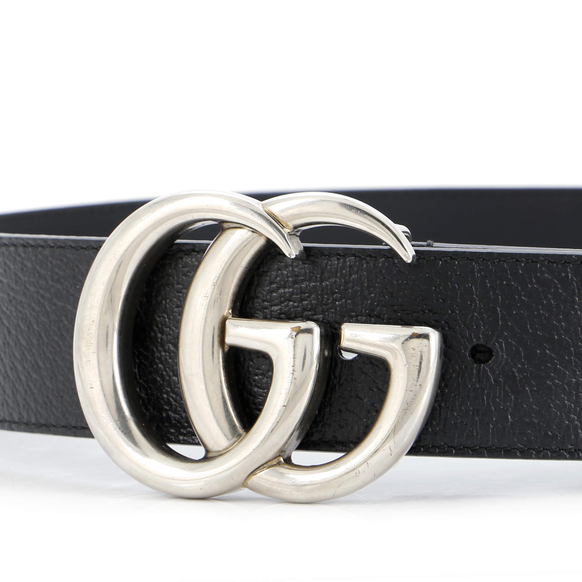 GG Marmont Belt Leather Wide 80