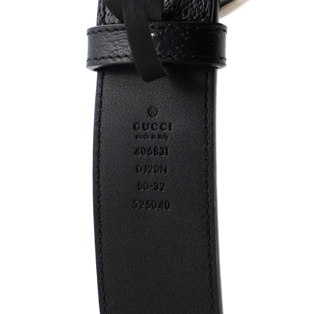 GG Marmont Belt Leather Wide 80