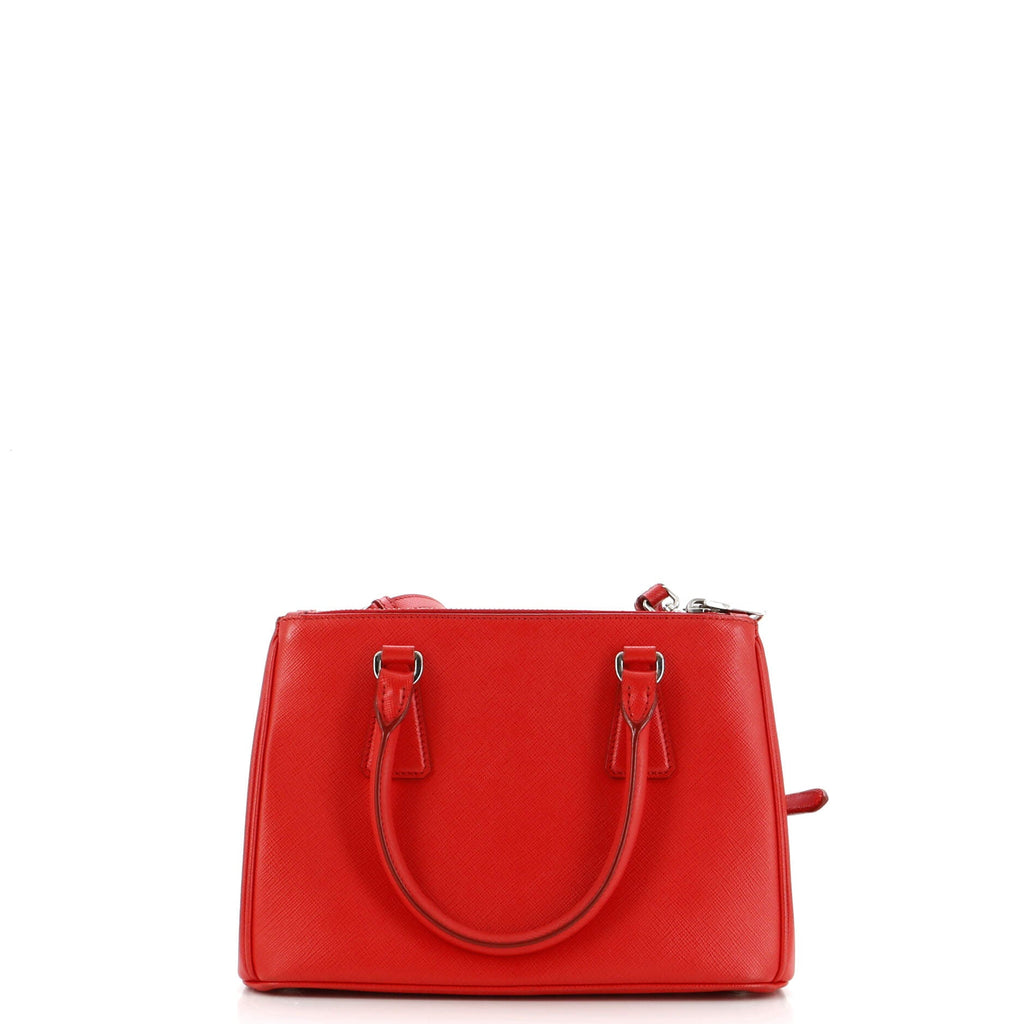 Galleria Double Zip Tote Saffiano Leather Small