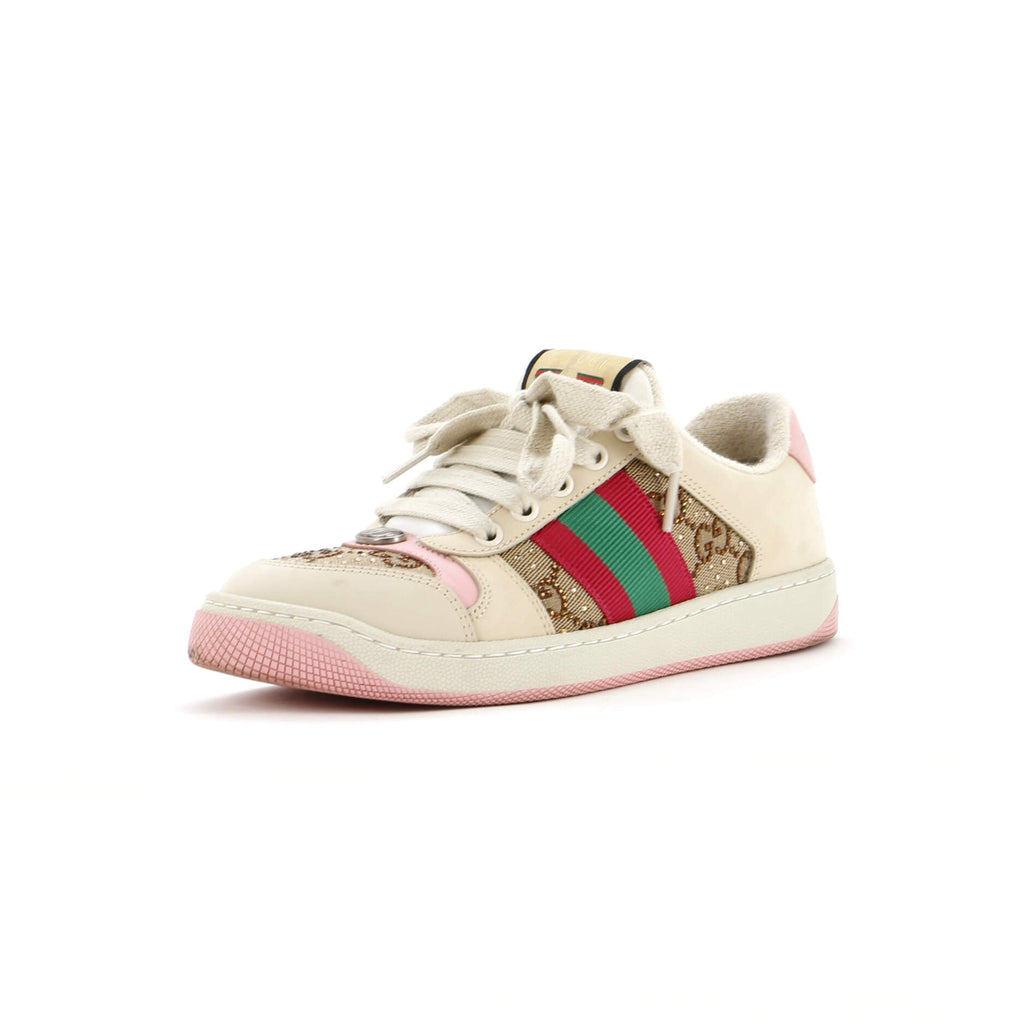 Screener Sneakers GG Canvas with Crystals