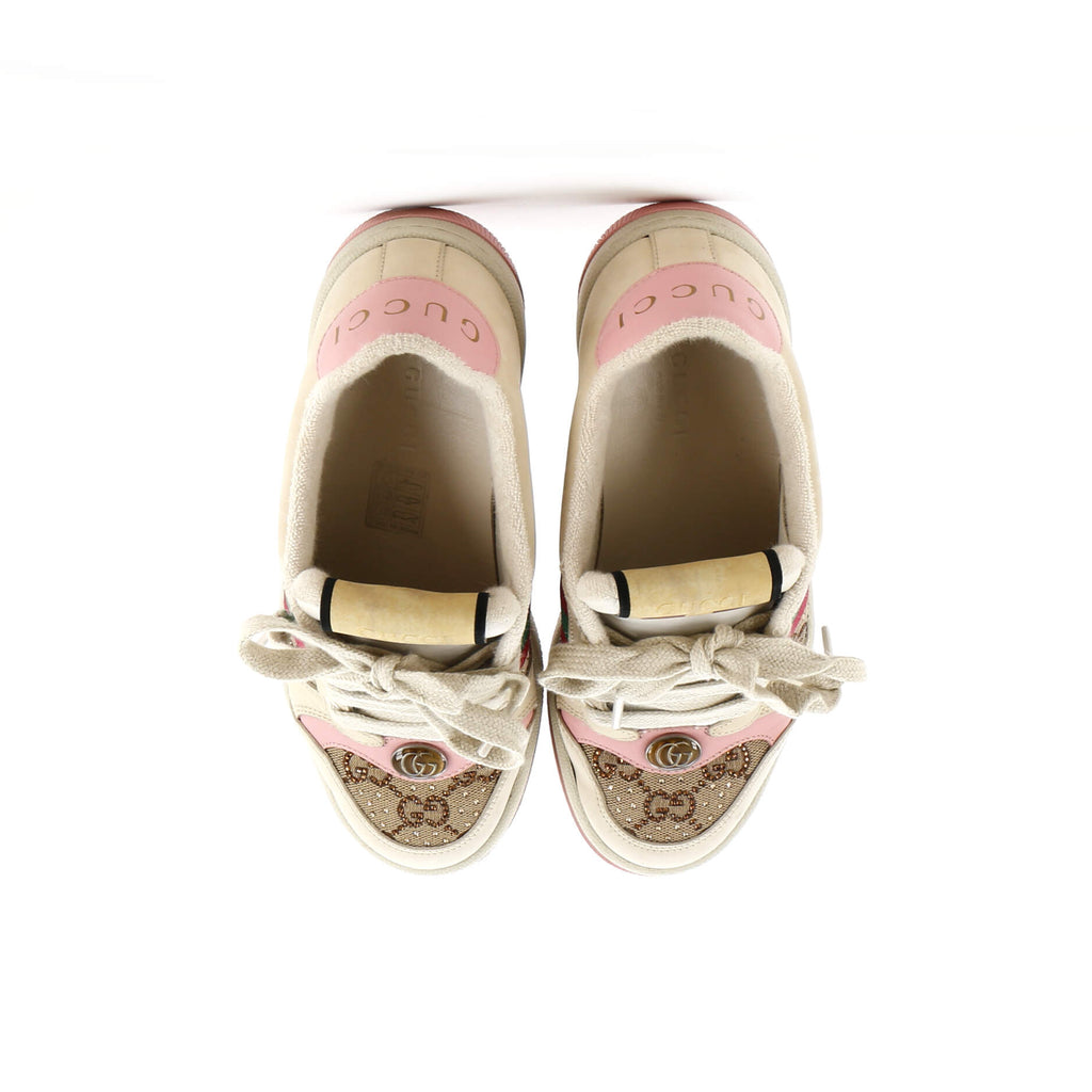 Screener Sneakers GG Canvas with Crystals