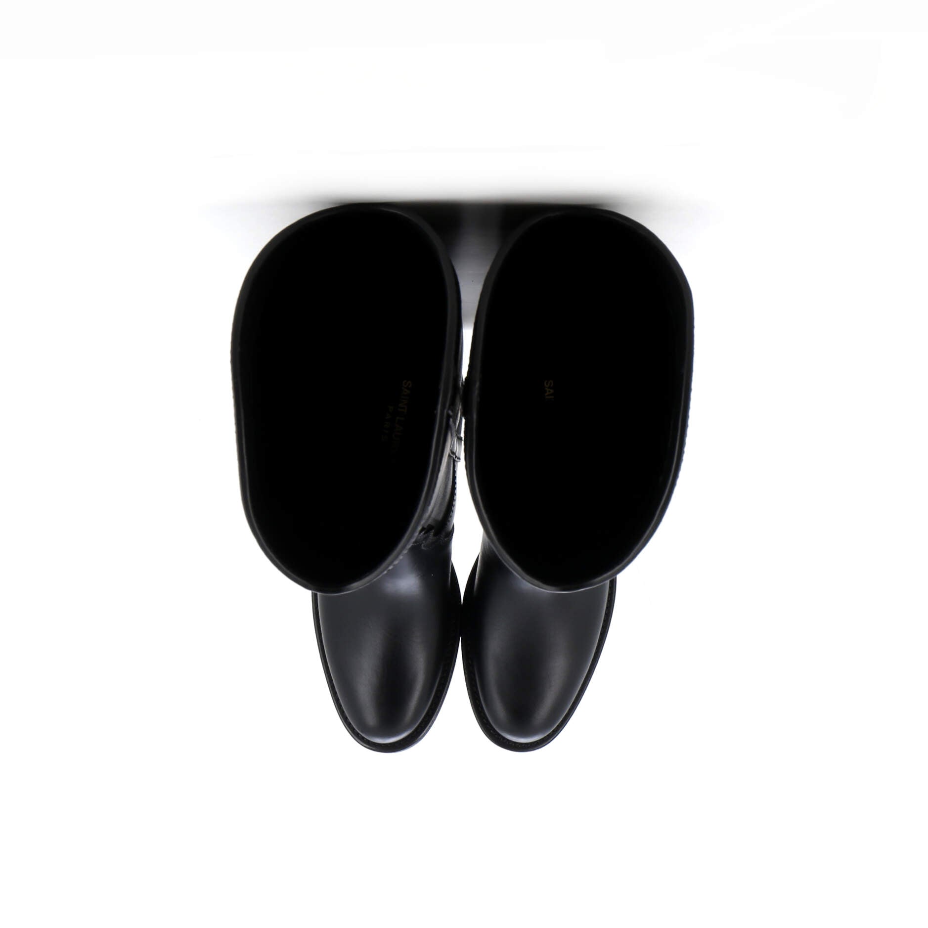 Women's Kate Western Heeled Knee High Boots Leather