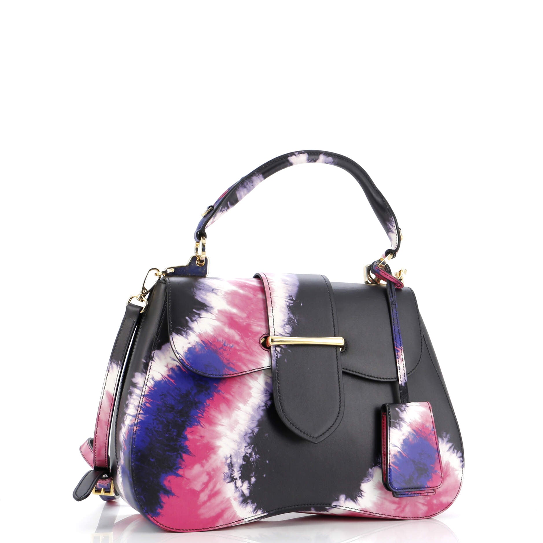 Sidonie Top Handle Bag Printed Leather Large