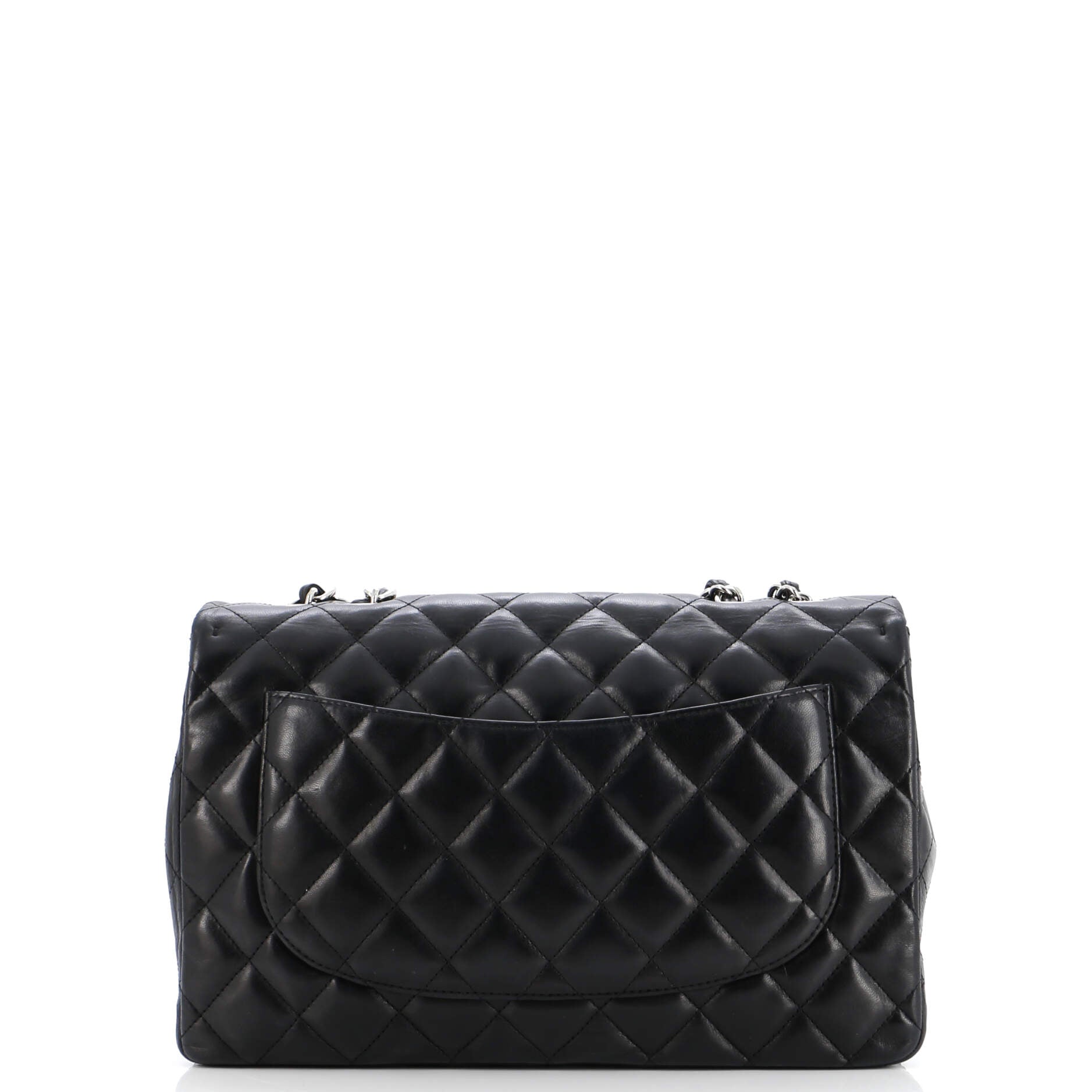 Classic Single Flap Bag Quilted Lambskin Jumbo