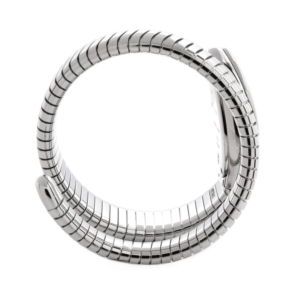 Serpenti Tubogas Single Spiral Quartz Watch Stainless Steel 23