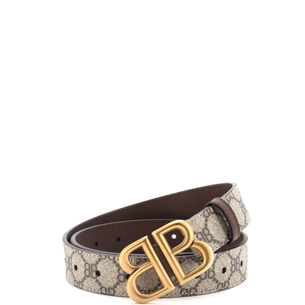 x Gucci The Hacker Project BB Belt BB Coated Canvas Wide