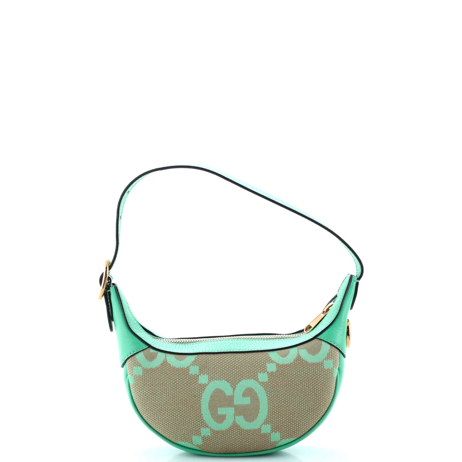 Ophidia Zip Hobo Jumbo GG Canvas with Leather Mini