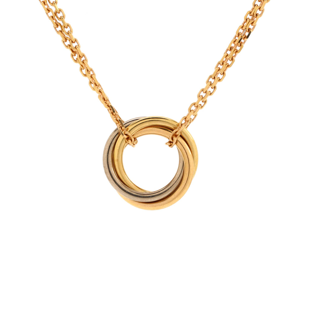 Trinity Choker Necklace 18K Tricolor Gold