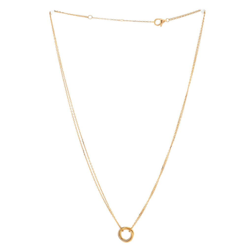 Trinity Choker Necklace 18K Tricolor Gold