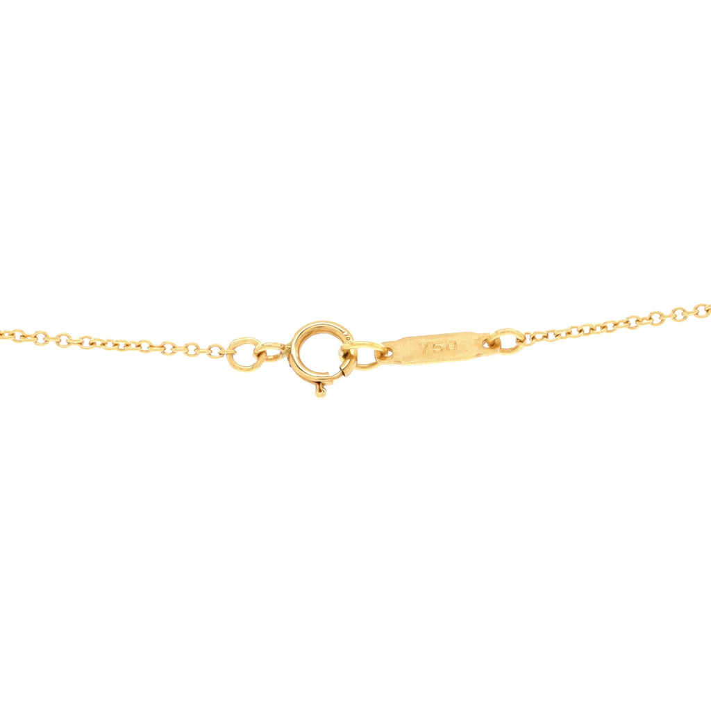 Heart Pendant Necklace 18K Yellow Gold with Diamonds