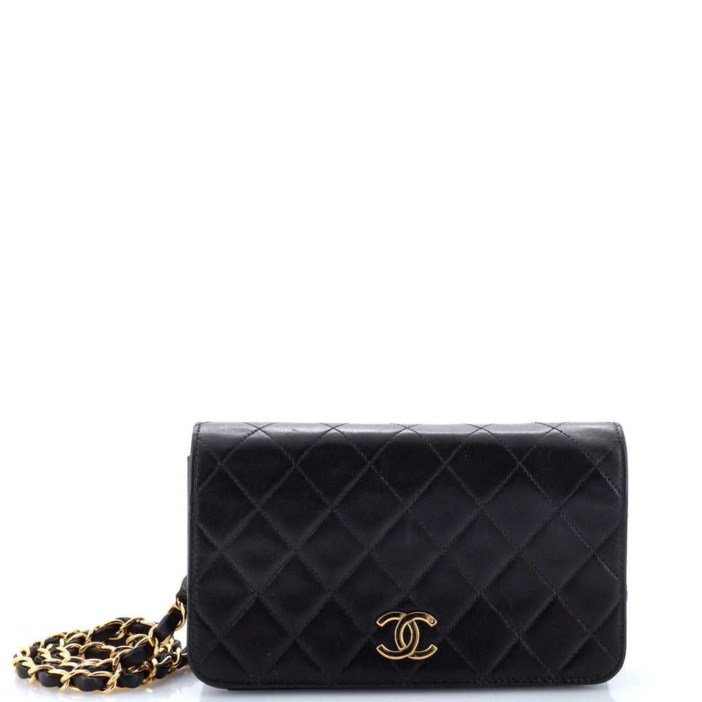 Vintage Full Flap Bag Quilted Lambskin Mini