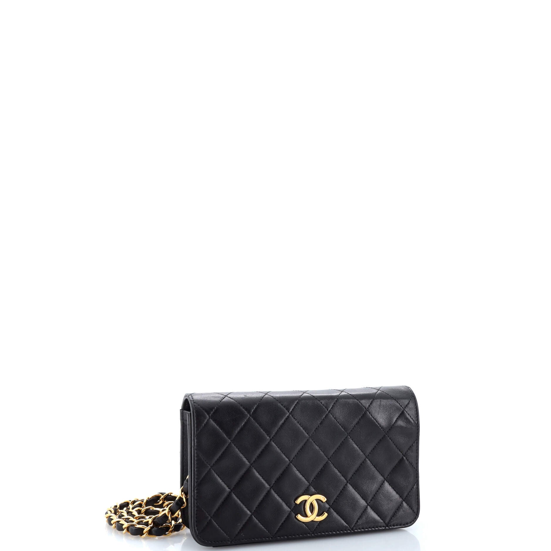 Vintage Full Flap Bag Quilted Lambskin Mini