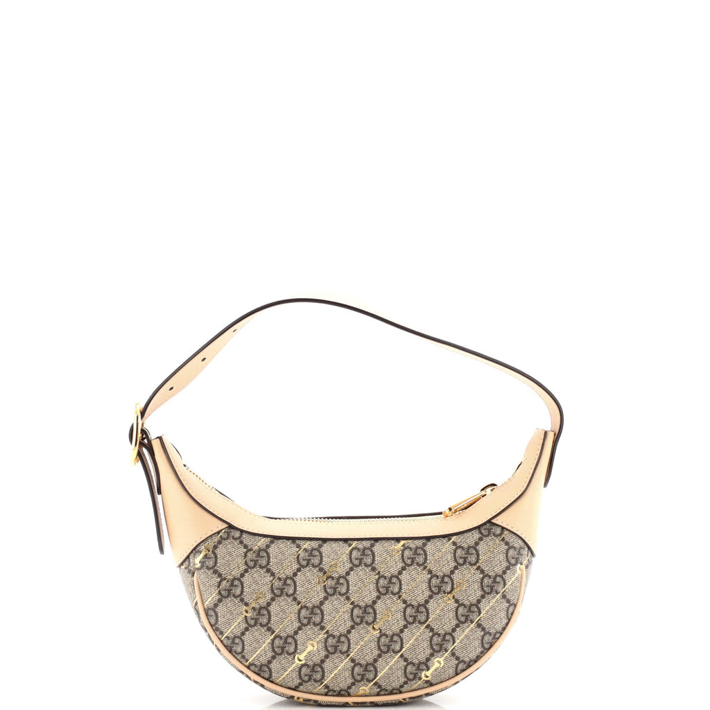 Ophidia Zip Hobo Print GG Coated Canvas Mini