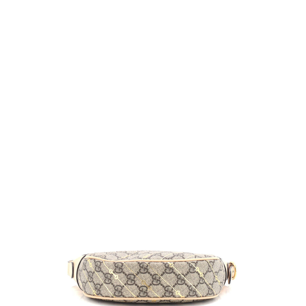Ophidia Zip Hobo Print GG Coated Canvas Mini