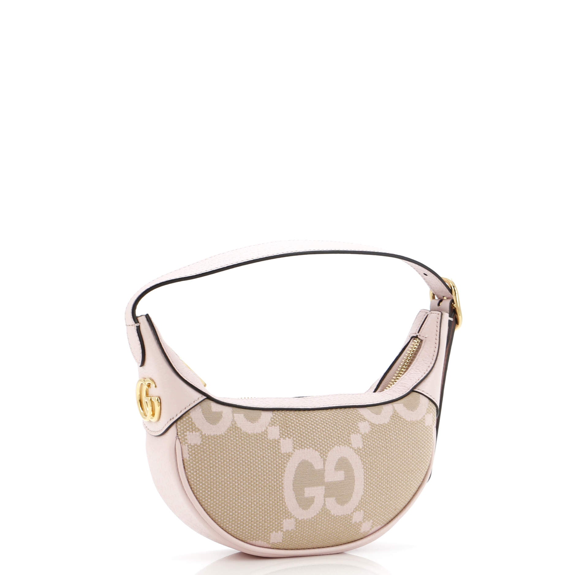 Ophidia Zip Hobo Jumbo GG Canvas with Leather Mini