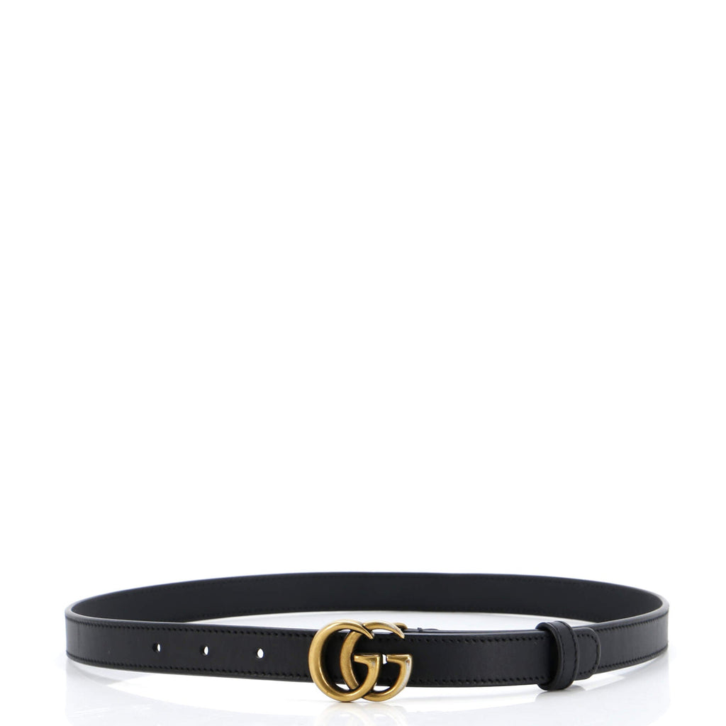 GG Marmont Belt Leather Thin 55