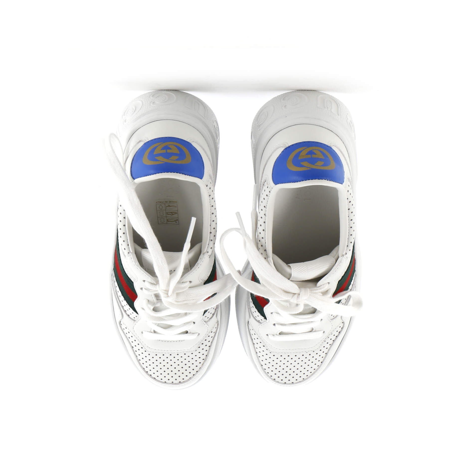 Chunky B Web Sneakers Perforated Leather
