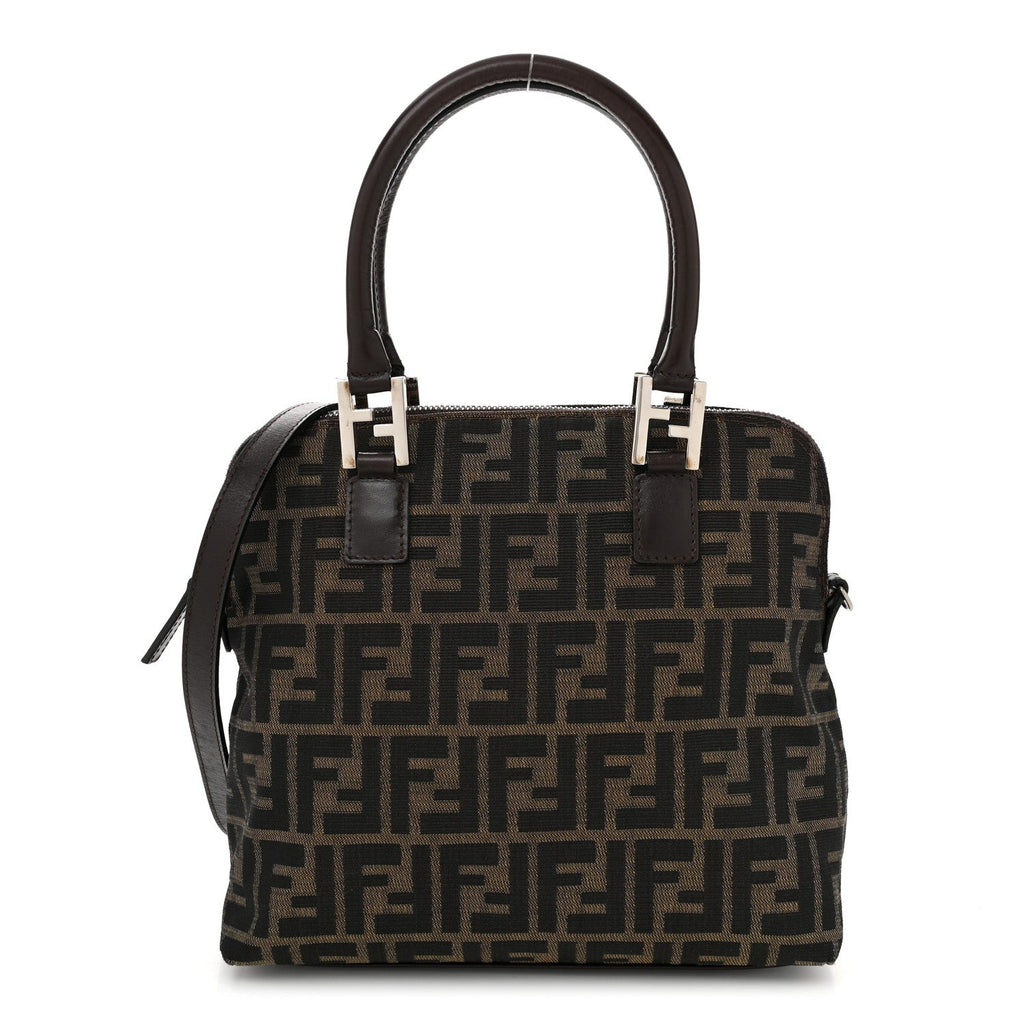 Zucca Top Handle Shoulder Bag Tote Tobacco