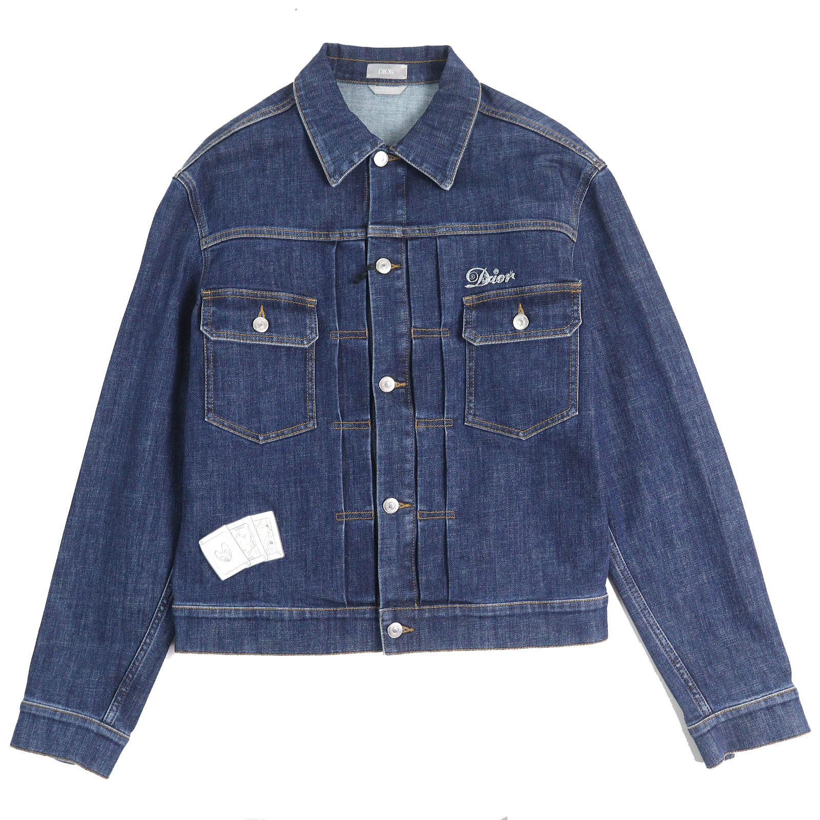 Dior×Kenny Scharf Playing s Cotton Polyester Denim Jacket