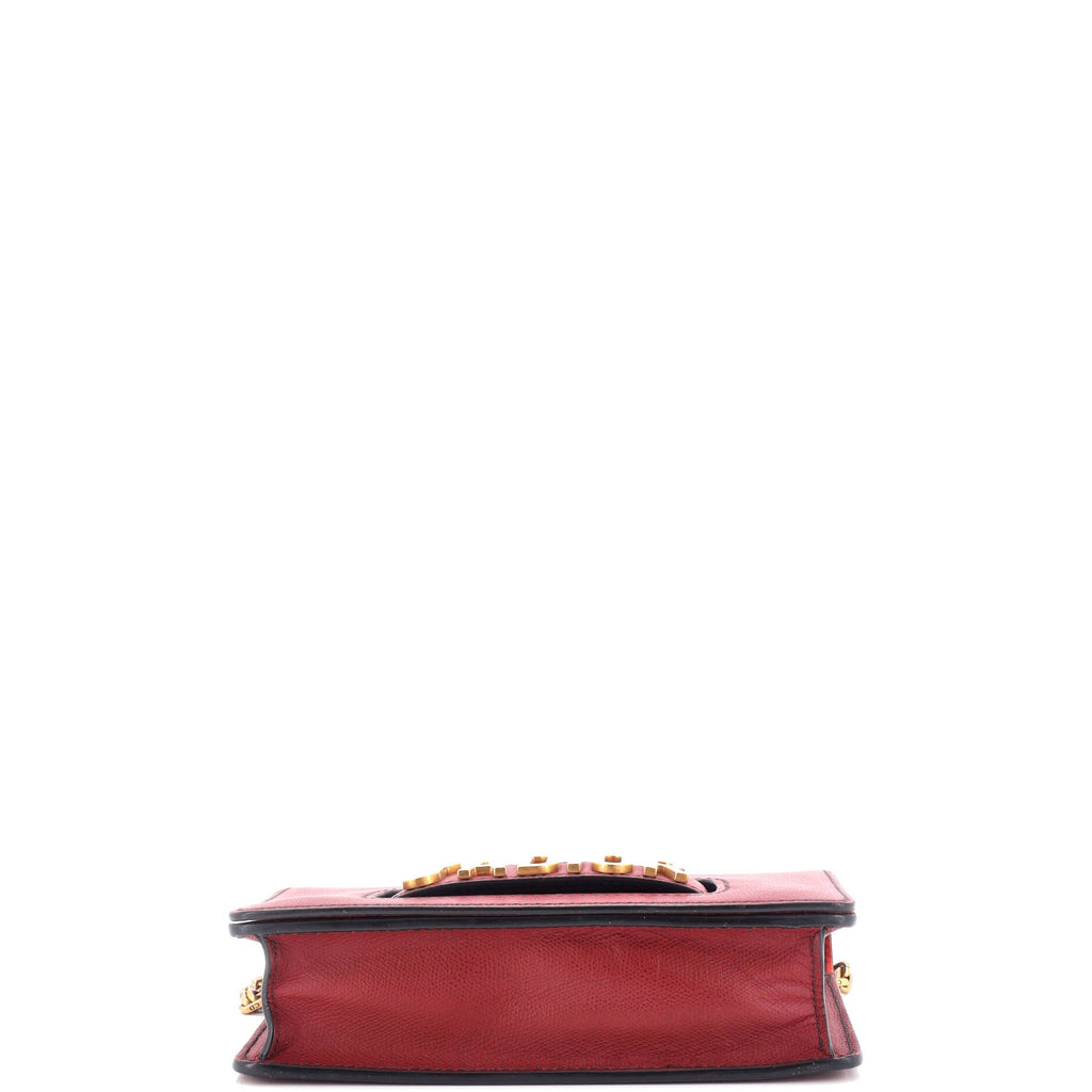 J'Adior Flap Bag Leather Medium